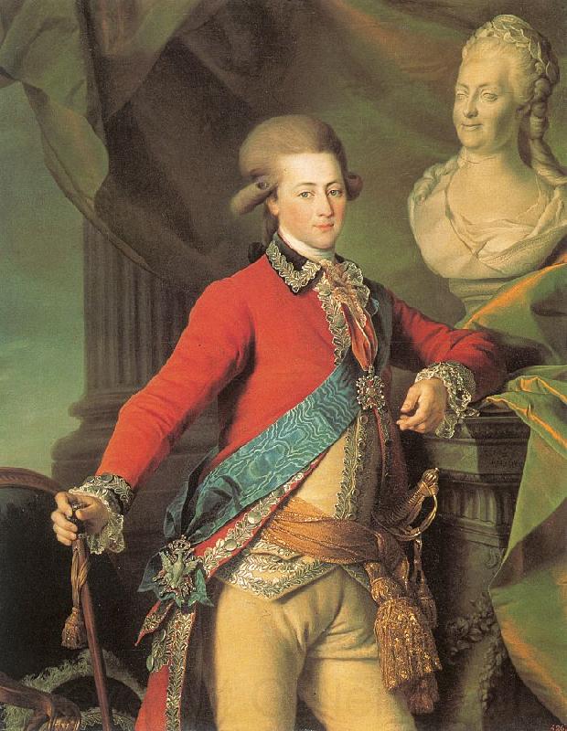Levitsky, Dmitry Portrait of Alexander Lanskoy, Aide-de-camp to the Empress Spain oil painting art